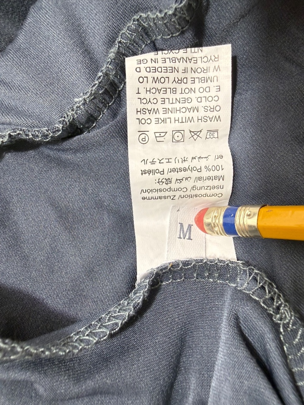 Slate Blue Wide Leg Pants - Picture 2 of 5